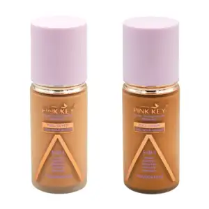 Base de maquillaje pink key 5 en 1 de alta cobertura, 40ml, varios to…