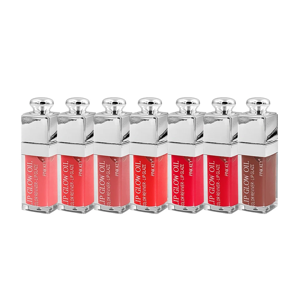 Brillo labial lip gloss en aceite pink key, variedad de tonos / lip g…