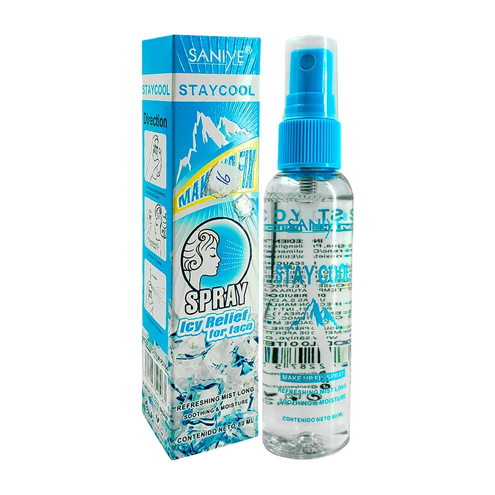 Spray refrescante facial, fijador de maquillaje con aroma, larga dura…