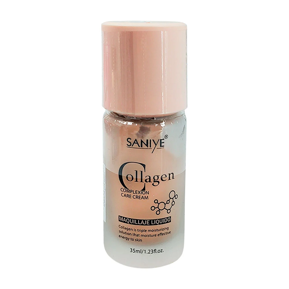 Base para maquillaje saniye, líquido con colágeno, acabado terciopelo…