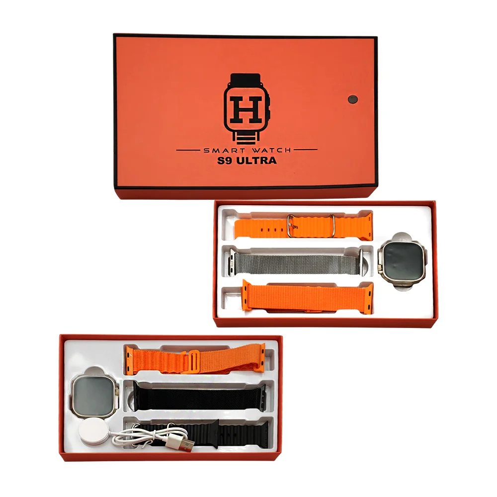 Smart watch serie s9 ultra + tres correas y cargador magnetico, varie…