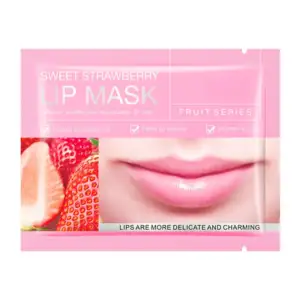 Mascarilla hidratante, sadoer, con extracto de fresa, 8g, para labios…