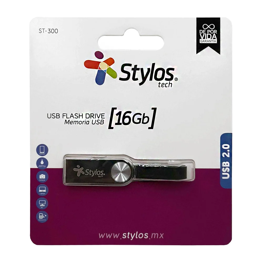 Memoria usb flash drive 2.0 pequeña de 16gb y argolla para colgar / s…