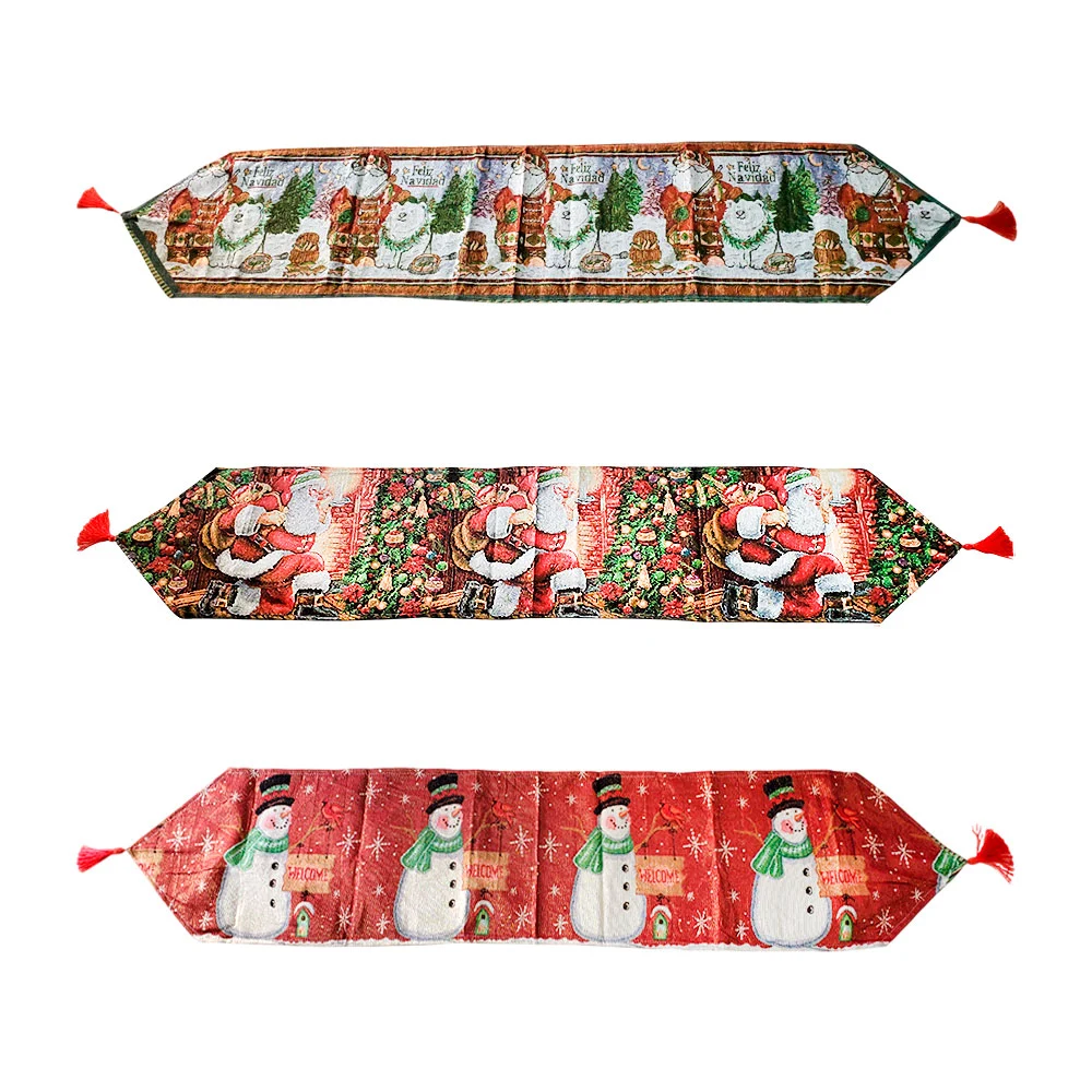 Camino de mesa, navideño de 32x180, tela suave, variedad de estampado…