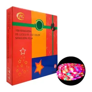 Manguera led decorativa, 10mts en tono multicolor tipo caramelo / t10…