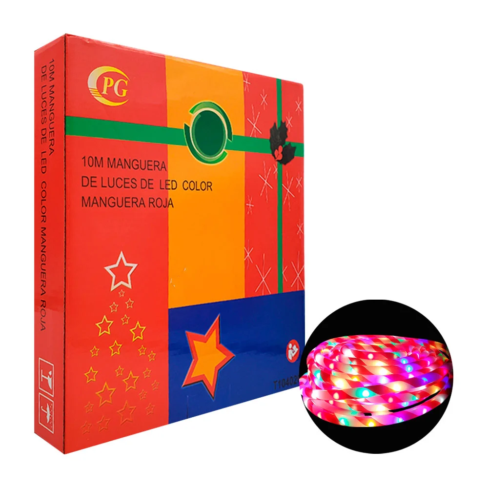 Manguera led decorativa, 10mts en tono multicolor tipo caramelo / t10…