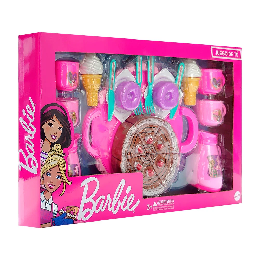Juego de té con pastel + accesorios, temática de barbie, variedad / t…