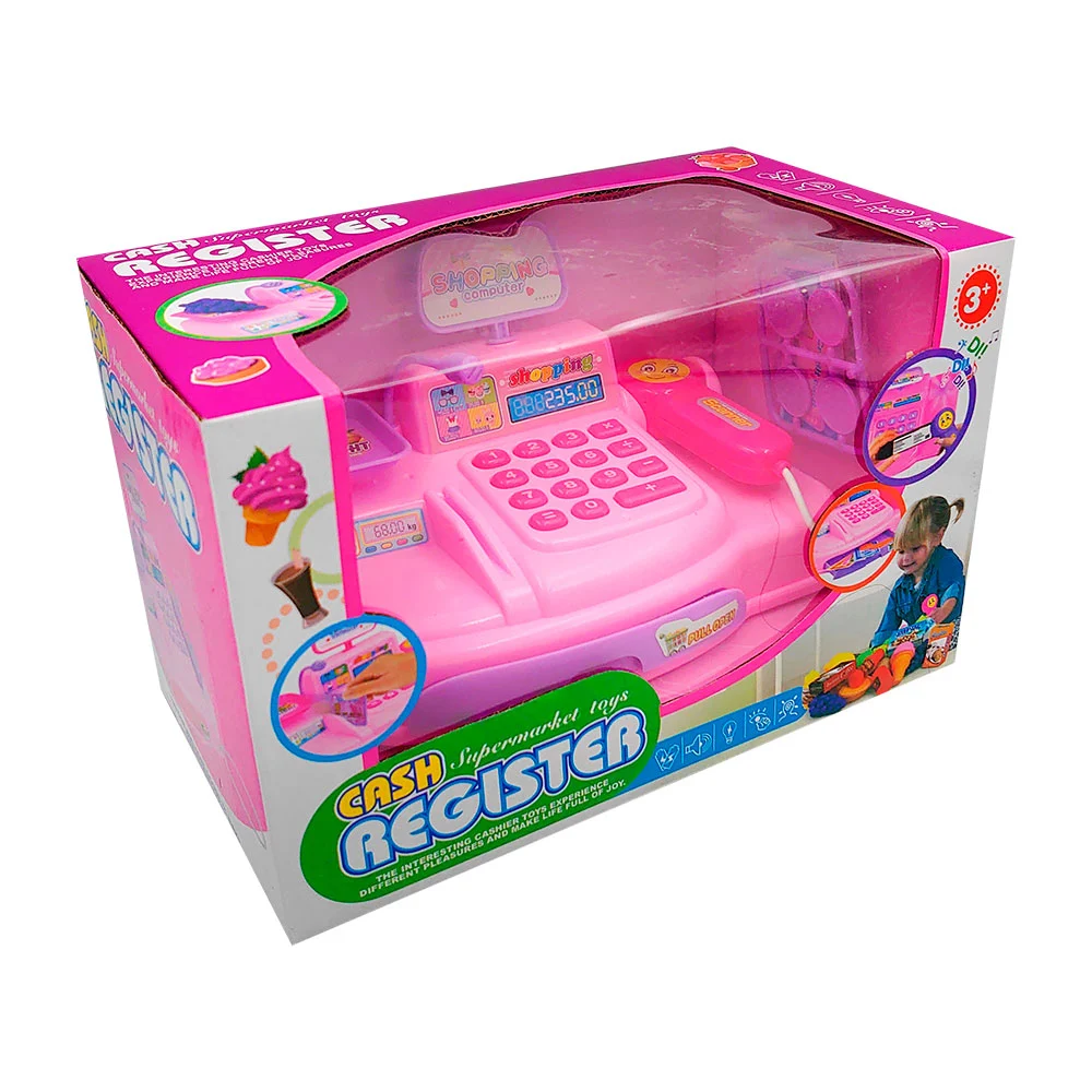Caja registradora de juguete con accesorios y sonido / cash register …
