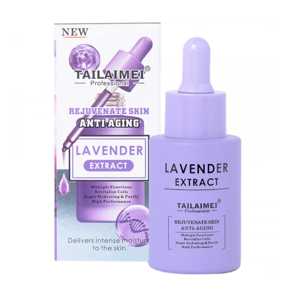 Serum con extracto de lavanda, antiarrugas, rejuvenecedor de piel, 30…
