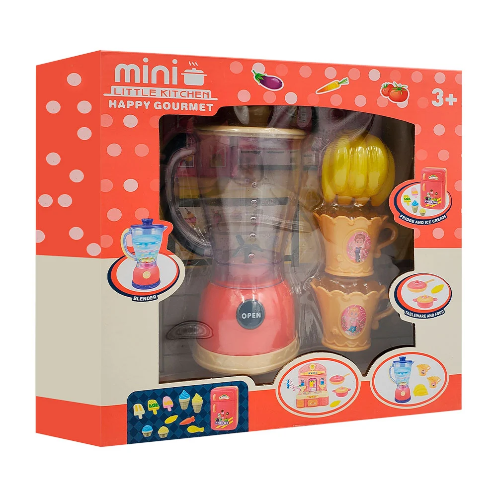 Set de juguete licuadora con movimiento y accesorios / mini little ki…