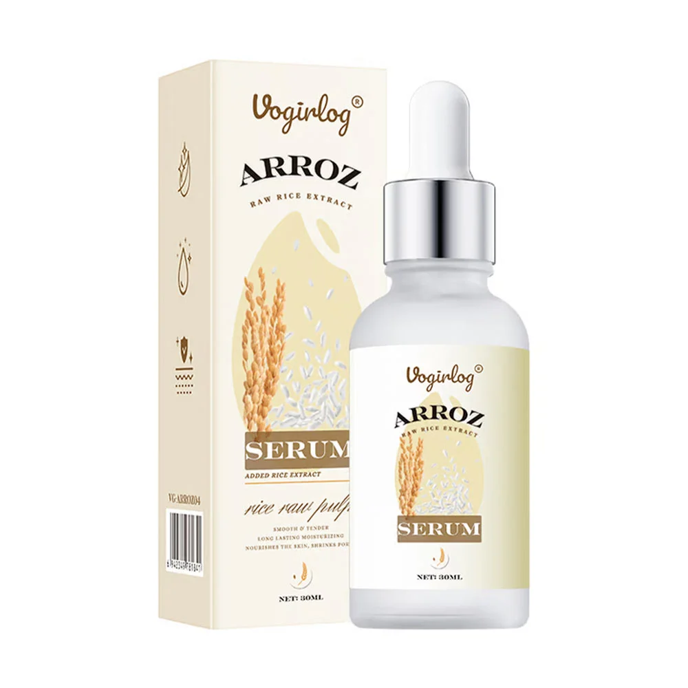 Suero facial hidratante vogirlog con extractos de arroz, 30ml