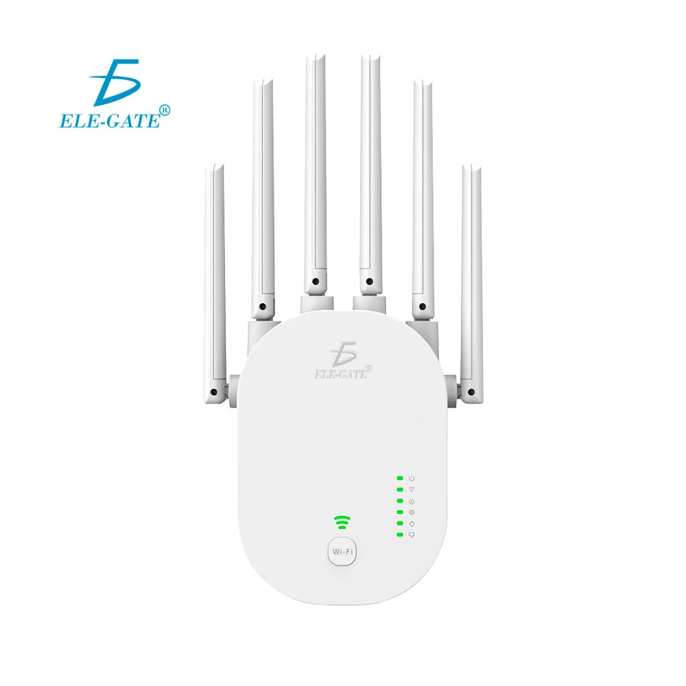 Repetidor inalámbrico, wifi con 6 antenas, largo alcance y alta poten…