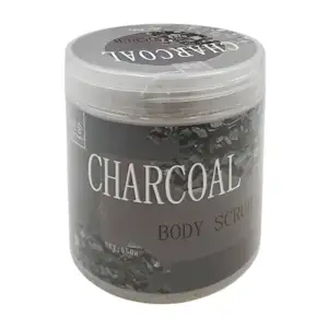 Exfoliante corporal con extracto de carbón activado, 550g / body scru…