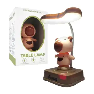 Lámpara decorativa, infantil con figura en movimiento y ajuste de luz…