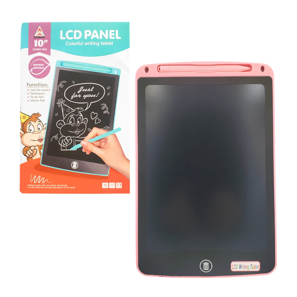 Pizarrón mágico con pantalla lcd, 10 pulgadas, variedad de colores