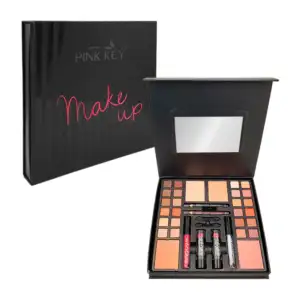 Kit de maquillaje pink key, con 24 sombras rubor, bronzer y labial / …