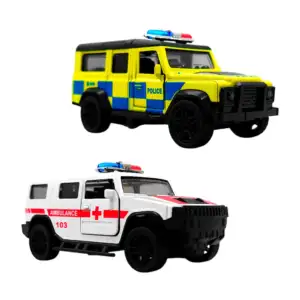 Juguete de friccion en forma de camioneta ambulancia/police, variedad…