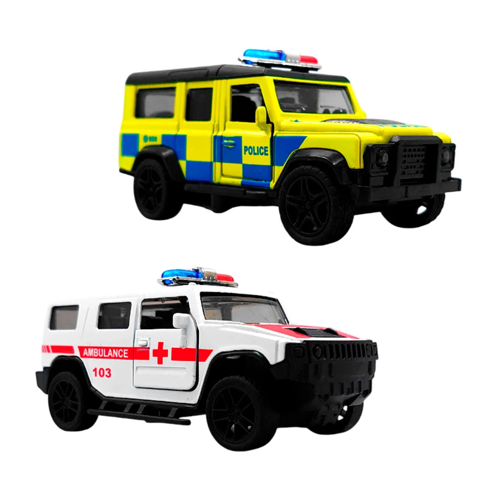 Juguete de friccion en forma de camioneta ambulancia/police, variedad…