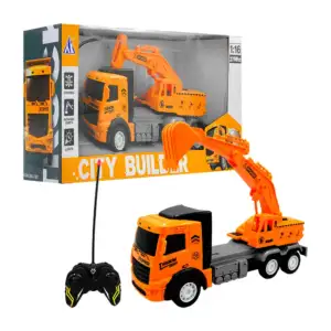Carro/camión de construcción tipo excavadora a control remoto, 1;16 /…