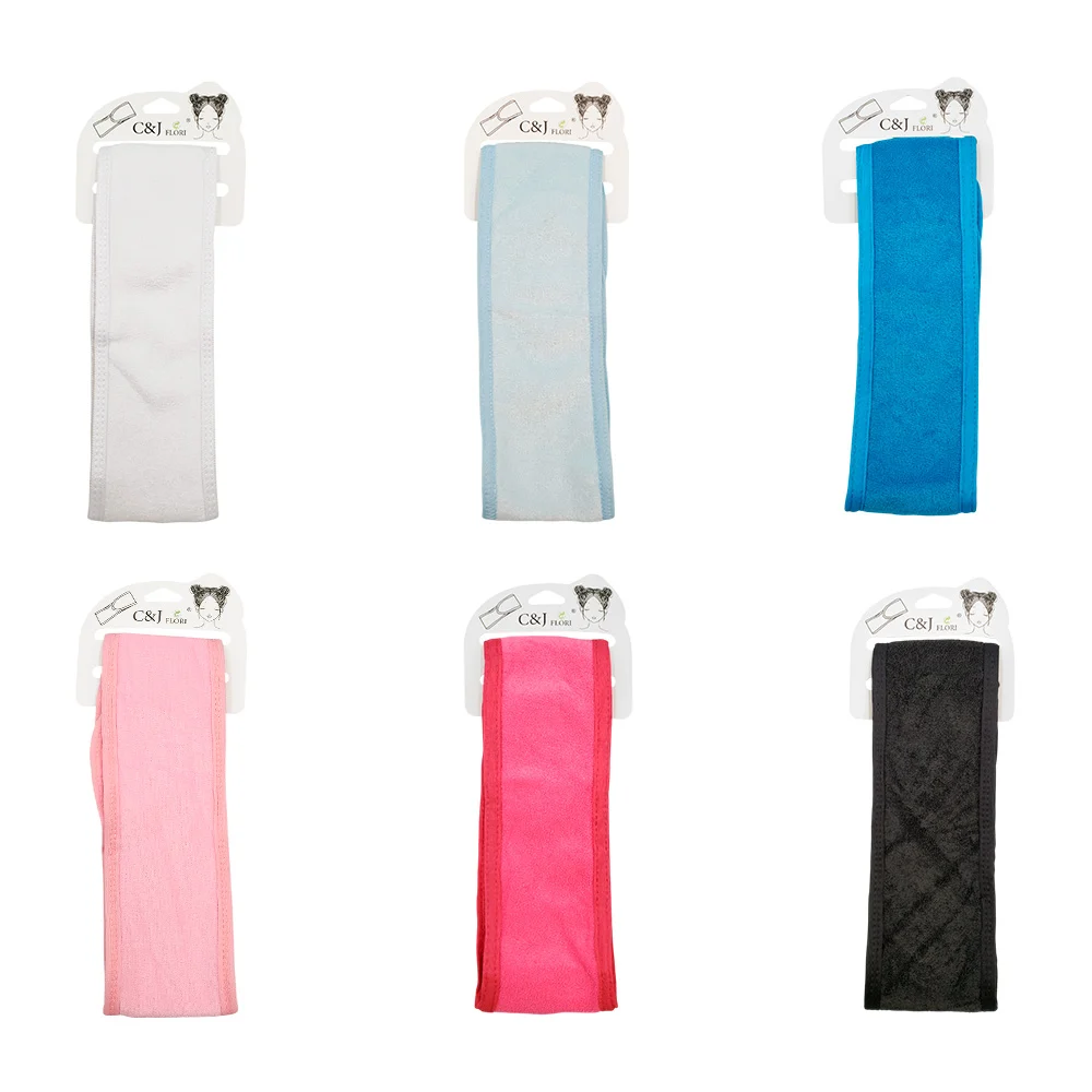 1pza Banda tipo toalla para el cabello, variedad, color liso / ba1105