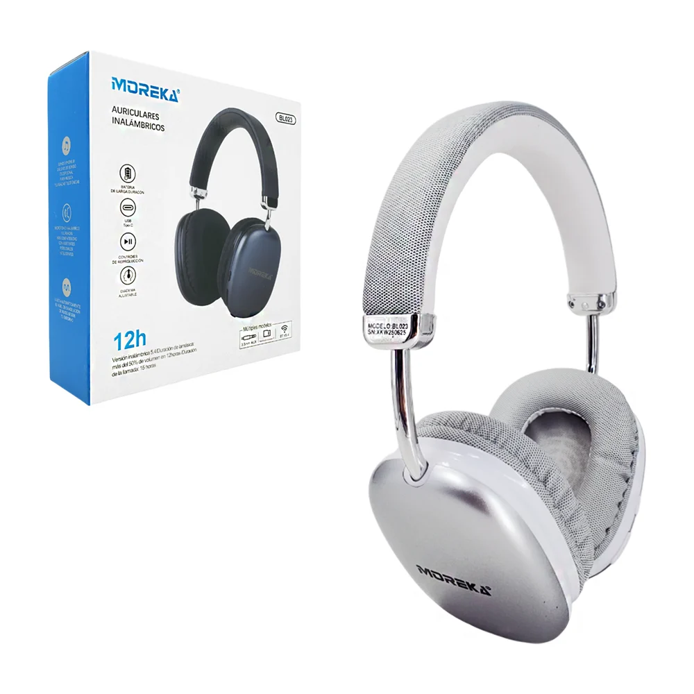 Audífonos inalámbricos, diadema con diseño ergonómico, entrada auxili…