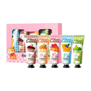 Paquete con 5 cremas bioaqua hidratantes para manos, aroma a postres,…