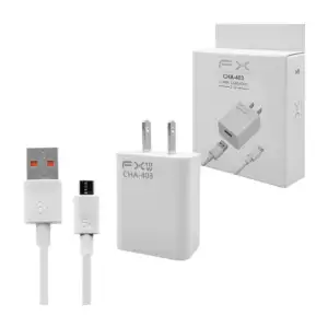 Combo cargador fx de carga rápida con entrada v8 / cha-403
