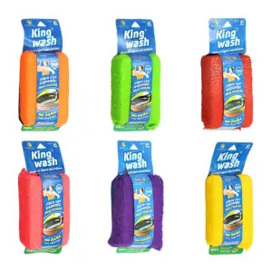 Fibra esponja de poliéster multiusos, king wash / variedad de colores…