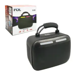Bocina fol rectanguar, bluetooth, compacta, portátil con luz rgb + as…