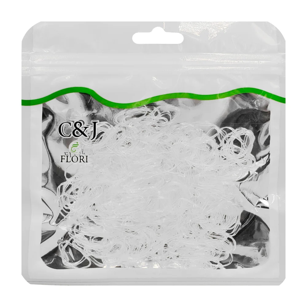 Paquete con 400 ligas elásticas para el cabello, variedad / go2102