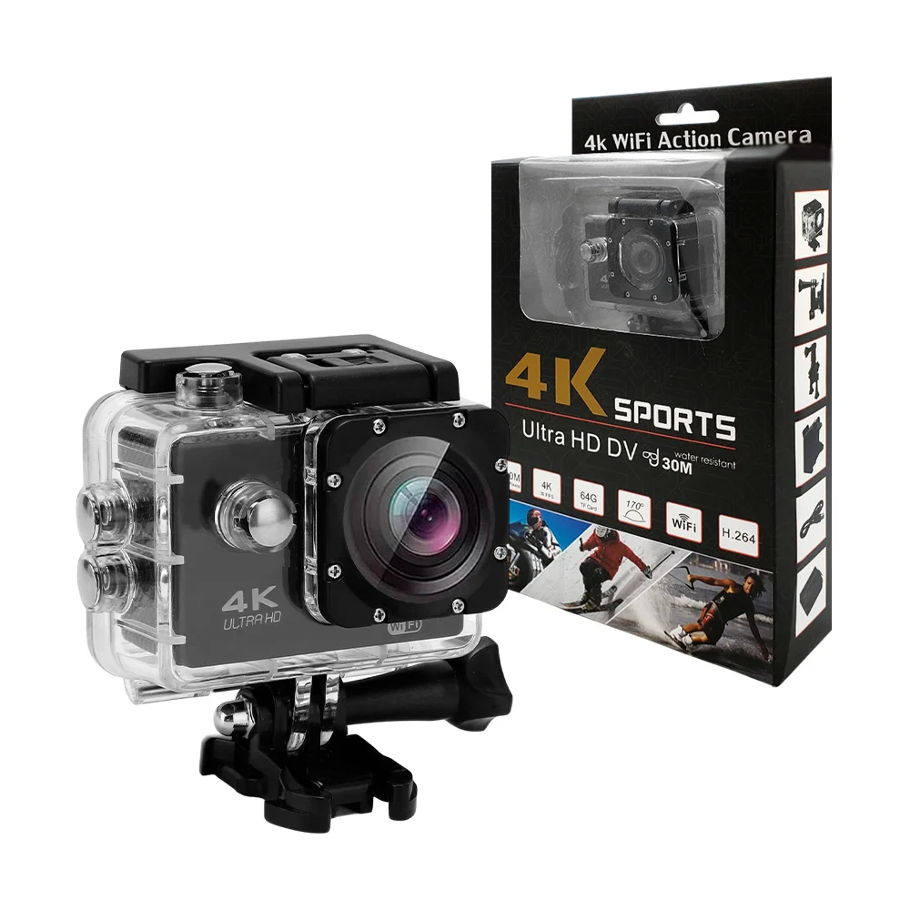 Cámara de acción deportiva 4k sports ultra hd dv30m / h5-4k