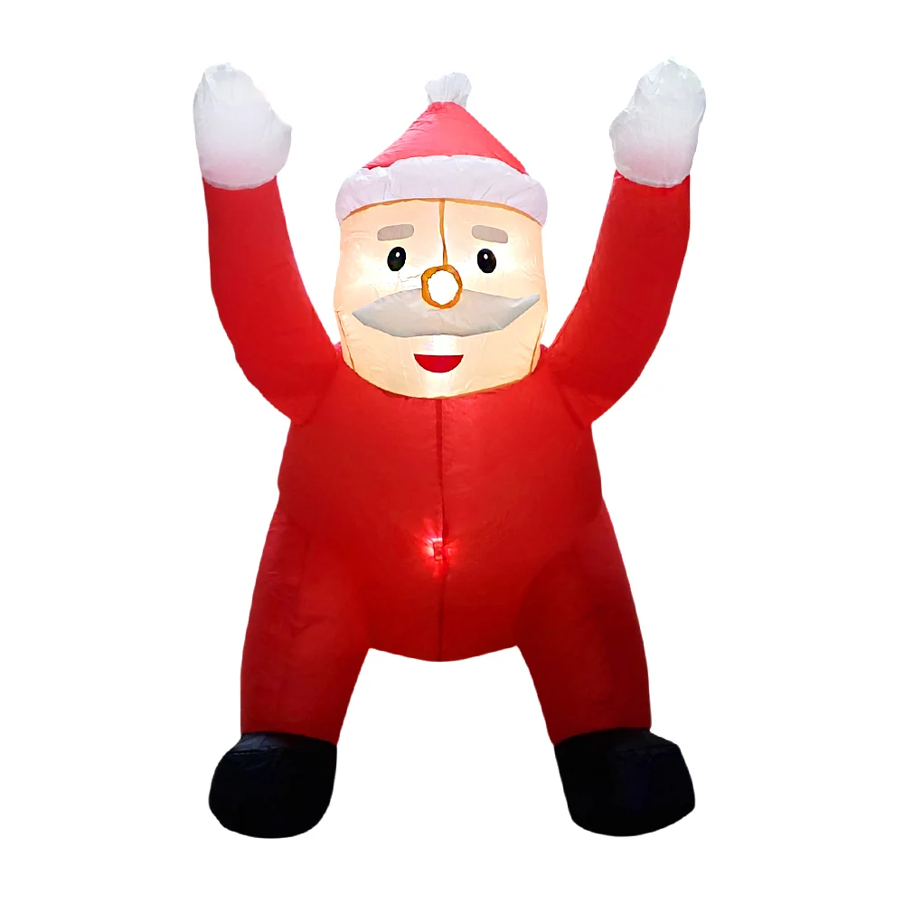 Inflable decorativo navideño con diseño de santa claus, 73cmx120cm + …