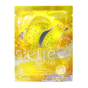 Mascarilla de gel para ojos, colágeno marino amarillo para lineas de …