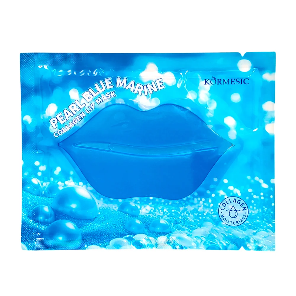 Mascarilla hidratante para labios con extracto de colágeno marino azu…