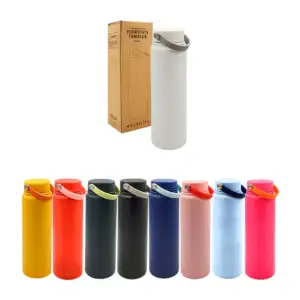 Termo de acero inoxidable con asa integrada en la tapa, 1000ml, varie…