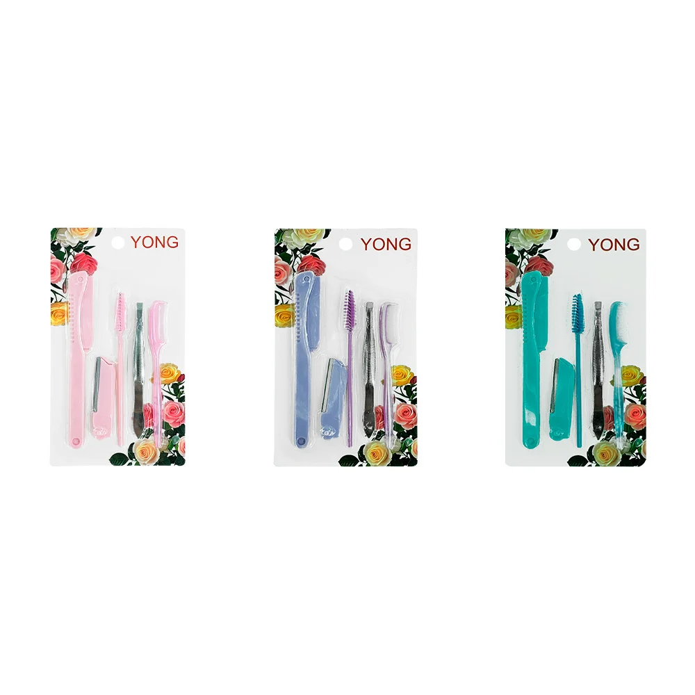 Kit de belleza para cejas, yong, 4 artículos + repuesto de navaja, va…