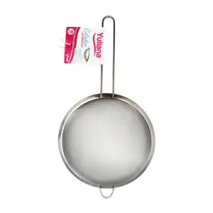 Colador profesional reforzado de acero inoxidable, 18cm / m-69180