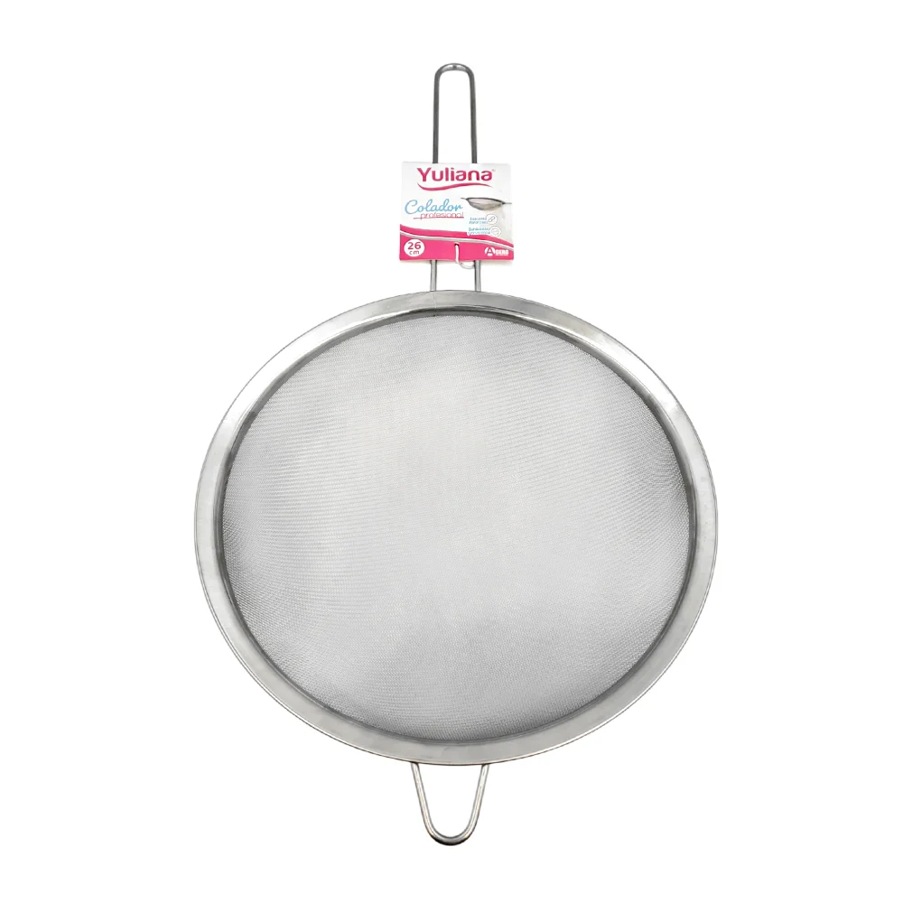 Colador profesional reforzado de acero inoxidable, 26cm / m-69260
