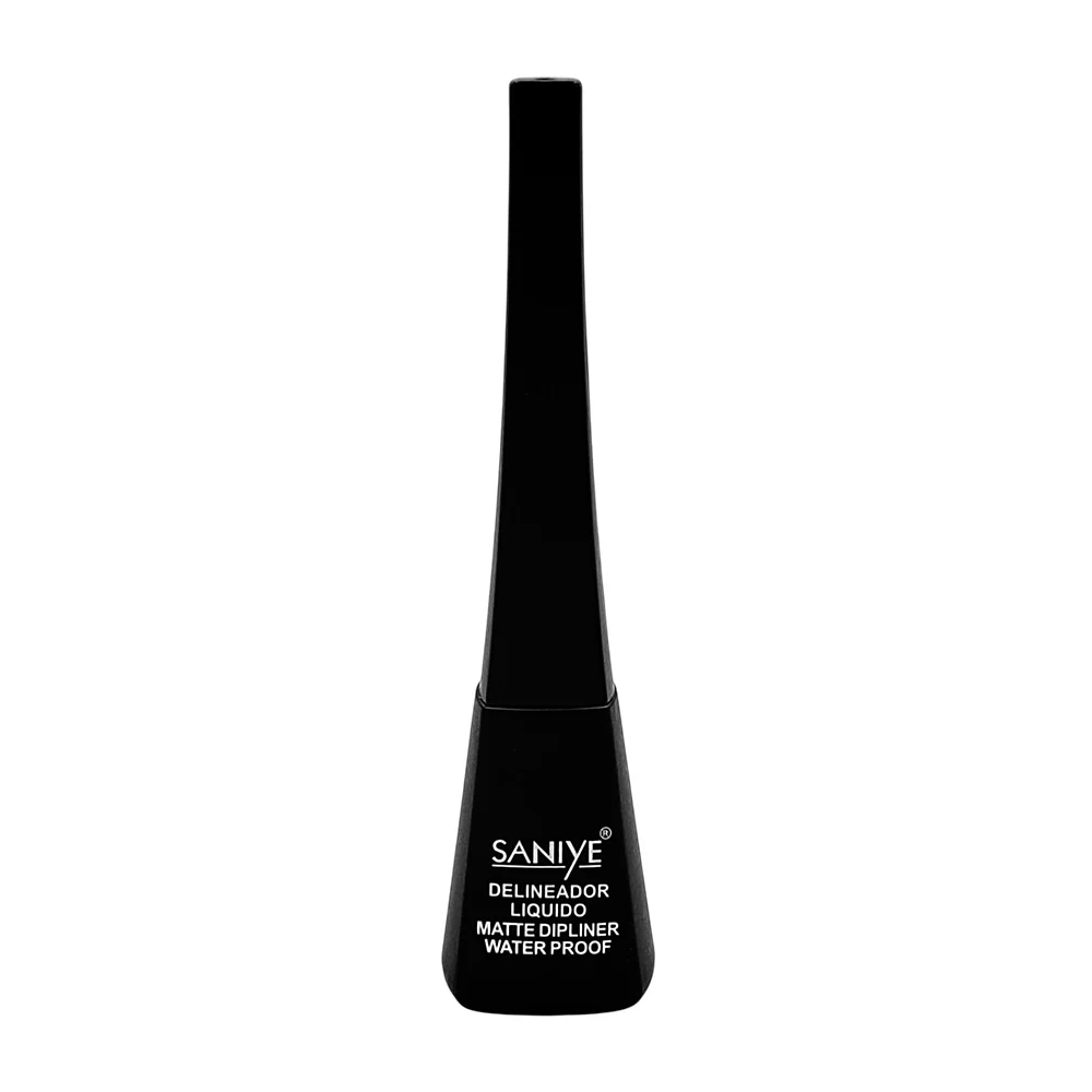 Delineador líquido saniye, pincel efecto plumón, en color negro, 7ml …
