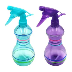 Atomizador mediano de plástico translucido, 650ml, variedad de colore…