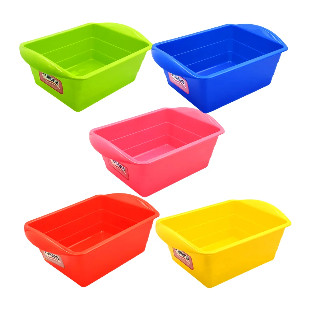 Recipiente mediano rectangular multifuncional para verduras con asa /…