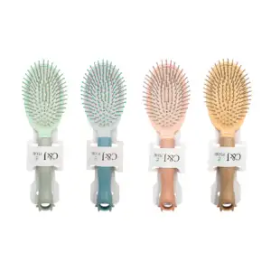 1 pza peine color pastel con cerdas suaves, oyuelo con orejitas para …
