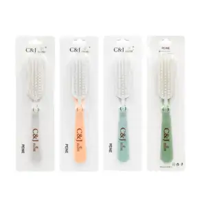 Peine plegable para bolsillo, variedad de colores pastel / c&j flori …