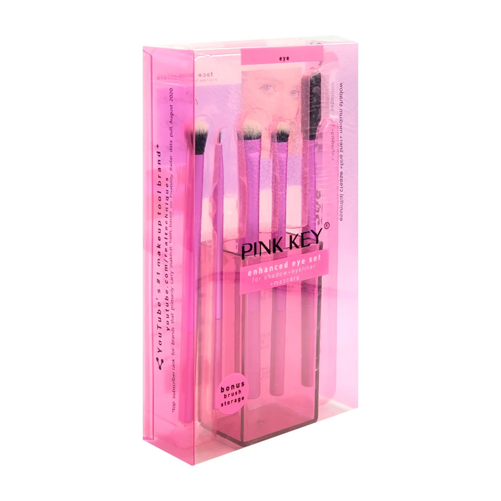 Paquete de 4 brochas para maquillaje con cerdas suaves + cepillo para…