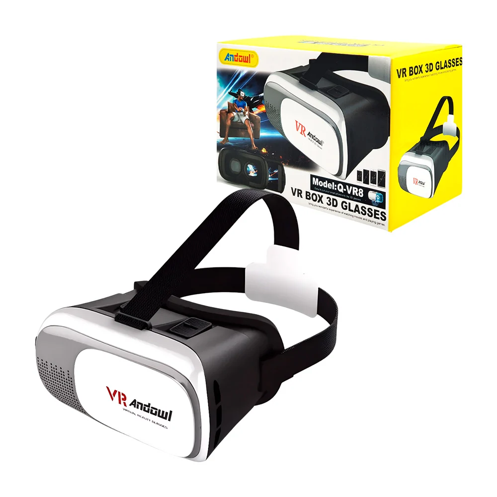 Lentes de realidad virtual 3d, adaptable a teléfonos de 4.7 in a 6 in…