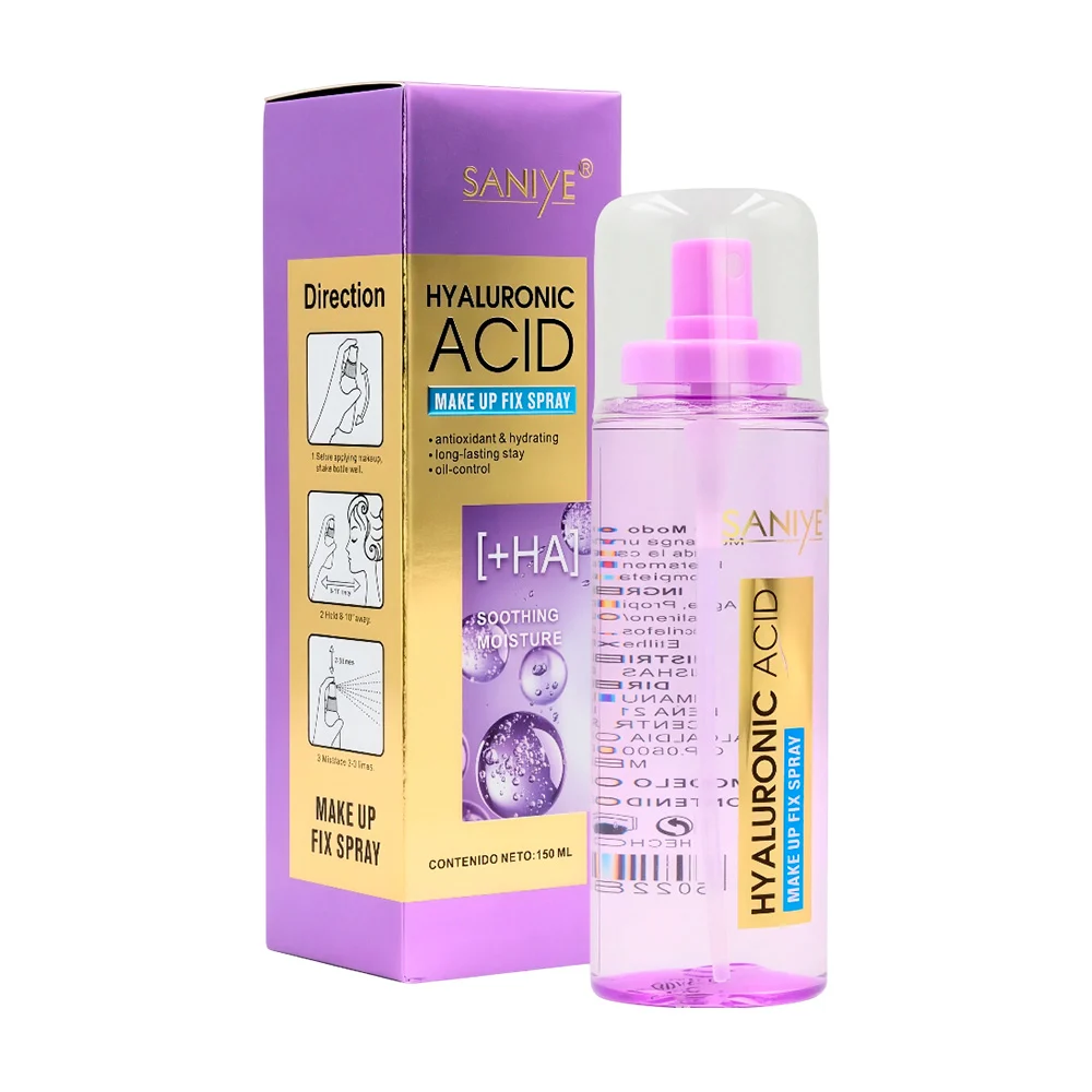 Fijador saniye en spray para maquillaje, con ácido hialurónico, 150ml…