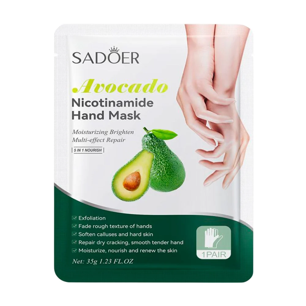 Mascarilla sadoer para manos con extracto de aguacate y nicotinamida,…