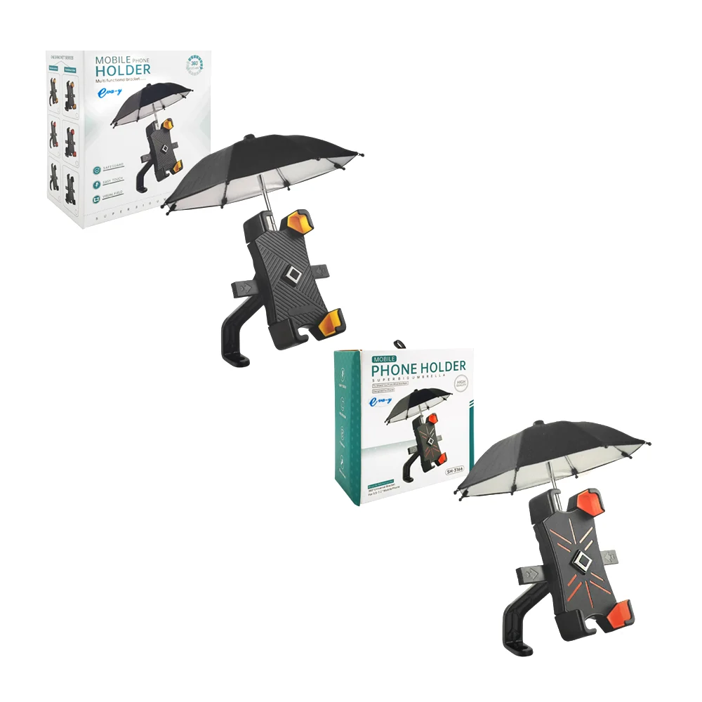 Soporte 360° para celular con paraguas, para bicicleta y motocicleta,…