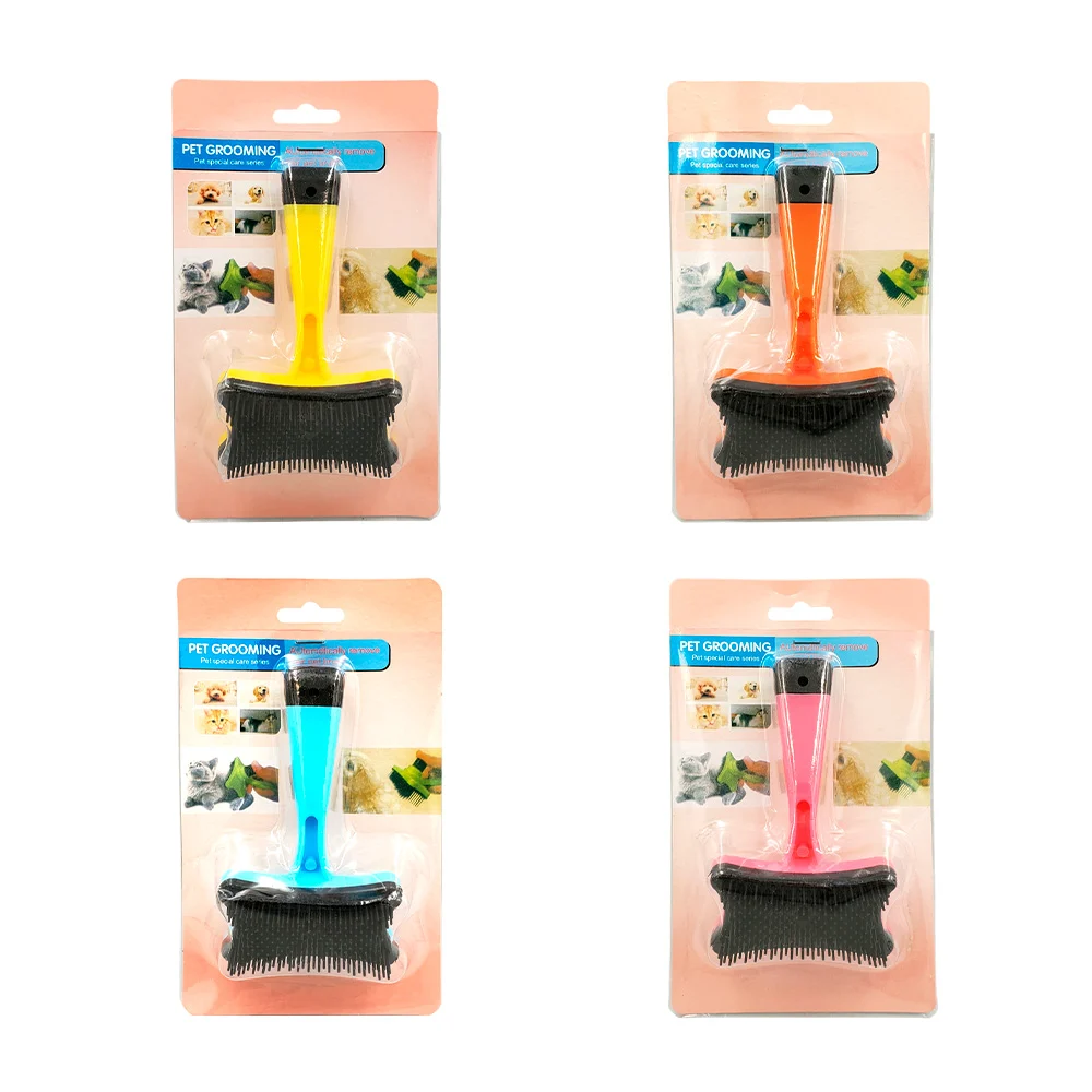 Cepillo de plástico chico para mascota, variedad de colores /st-001