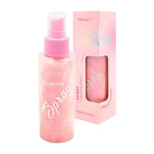 Spray shimmer con acabado brilloso-glitter para cara y cuerpo, 110ml …